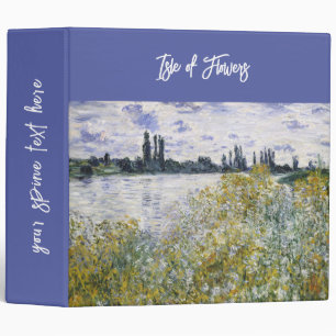 Flower Island near Vétheuil, Claude Monet  Binder