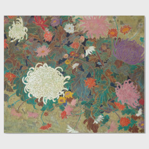 flower【Japanese painting】 Wrapping Paper