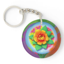 flower keychain