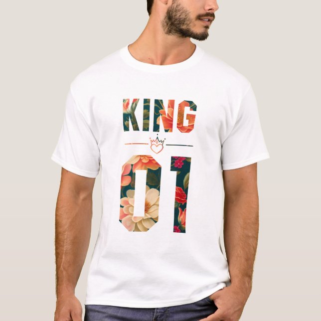 Flower King and Queen 01 T-Shirt (Front)