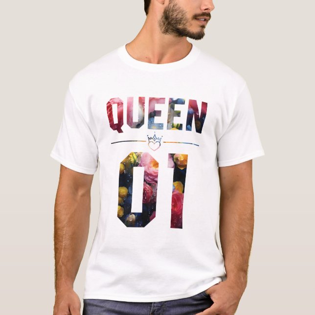 Flower King and Queen 01 T-Shirt (Front)
