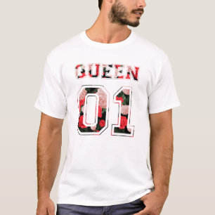 Flower King and Queen Couple 01 T-Shirt