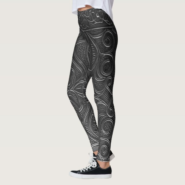 flower knite leggings (Left)