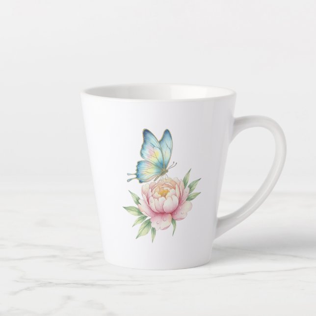 Flower Latte Mug (Right)