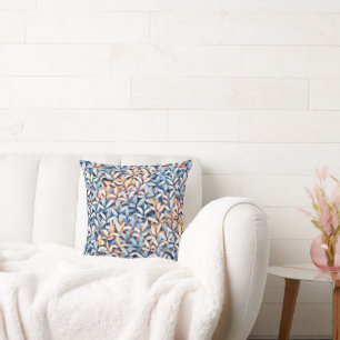 Flower Leaf Throw Pillow