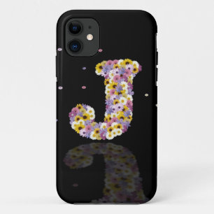 Flower letter J iPhone 11 Case