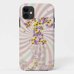 Flower letter T iPhone 11 Case