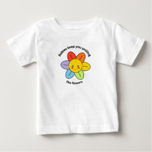 Flower-like smiles baby T-Shirt
