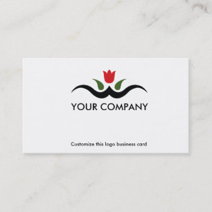 Flower Logo Business Card Template