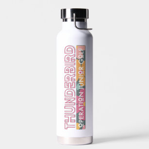 flower long logo wrap water bottle