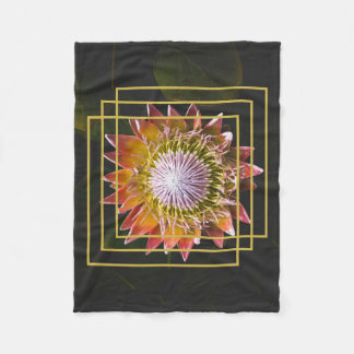 Flower Lover | Square Flower Fleece Blanket