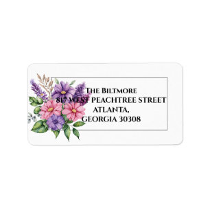 Flower lover's label