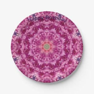 ~ FLOWER LOVERS ~ Paper Plate Kaleidoscope ~