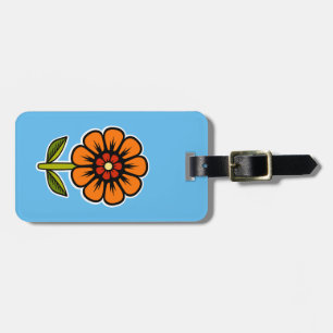 Flower Luggage Tag