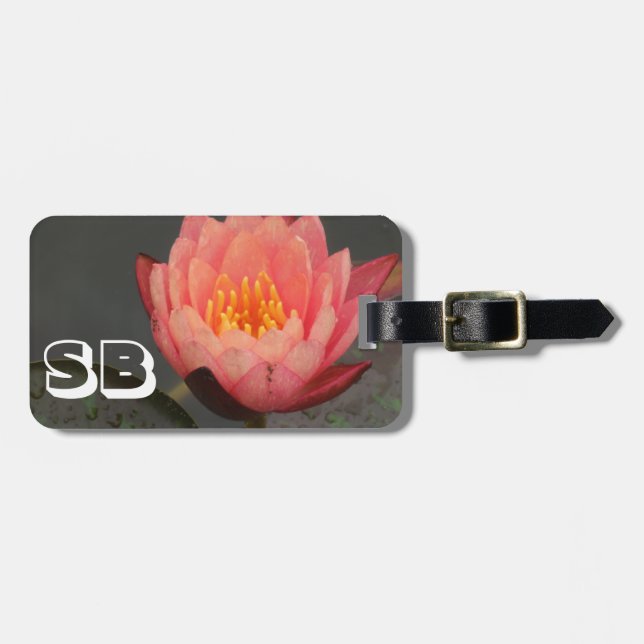 flower luggage tag (Front Horizontal)
