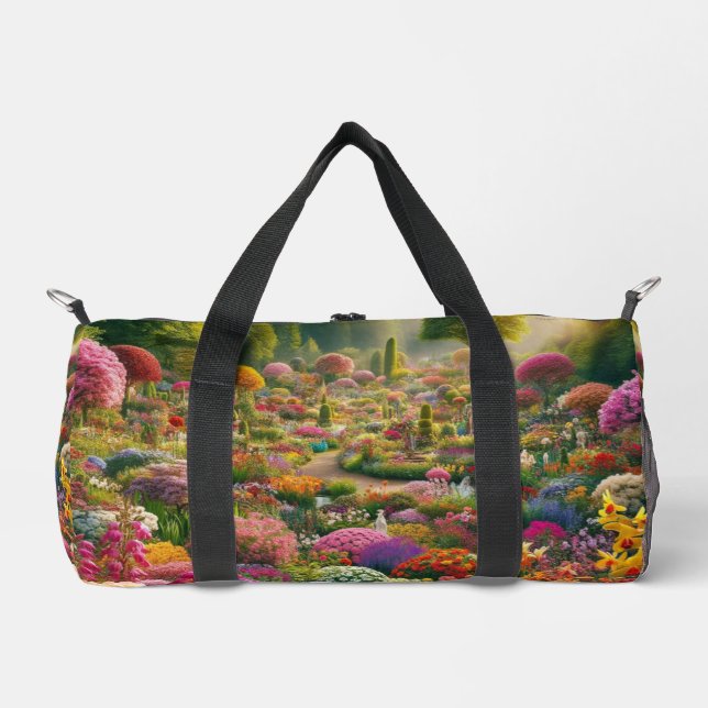 Flower magic – a paradise of colours duffle bag (Front)