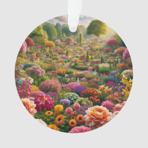 Flower magic – a paradise of colours ornament