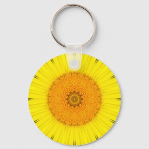 Flower Mandala 01 Keychain