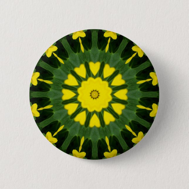 Flower Mandala 05 - Customized 2 Inch Round Button (Front)