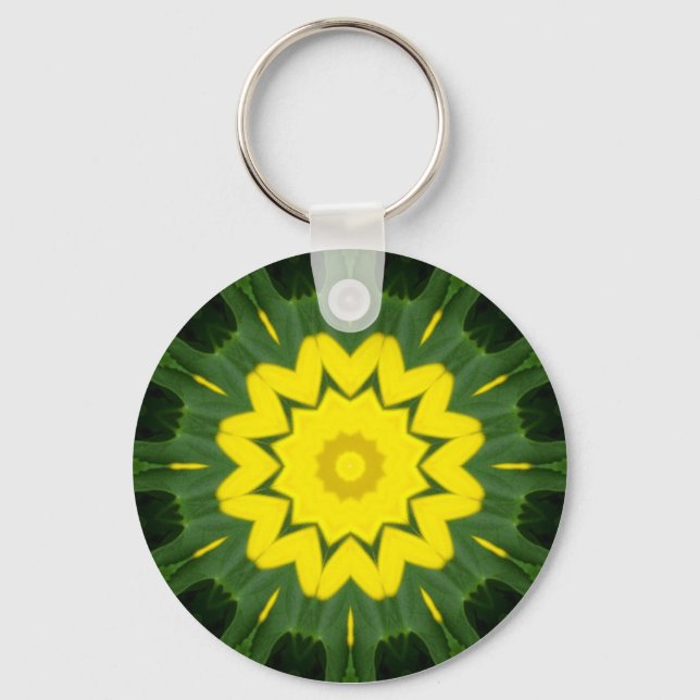 Flower Mandala 06 Keychain (Front)