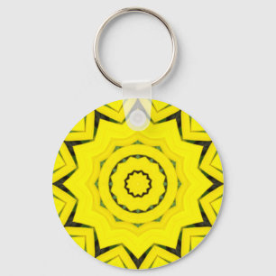 Flower Mandala 08 Keychain