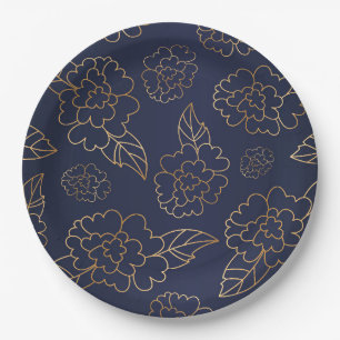 Flower Mandala 1 Paper Plate