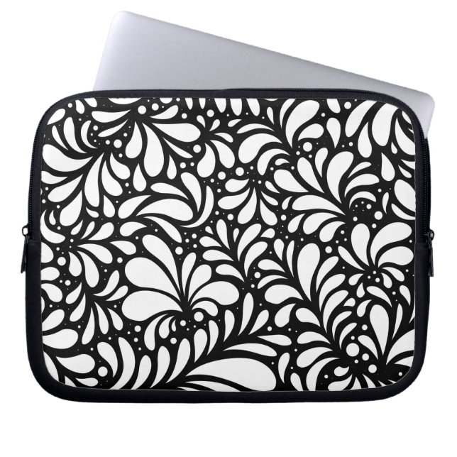 Flower Mandala 3 Laptop Sleeve (Front)