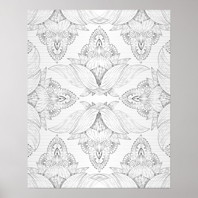 Flower Mandala 3 Poster (Front)