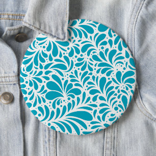 Flower Mandala 5 6 Inch Round Button