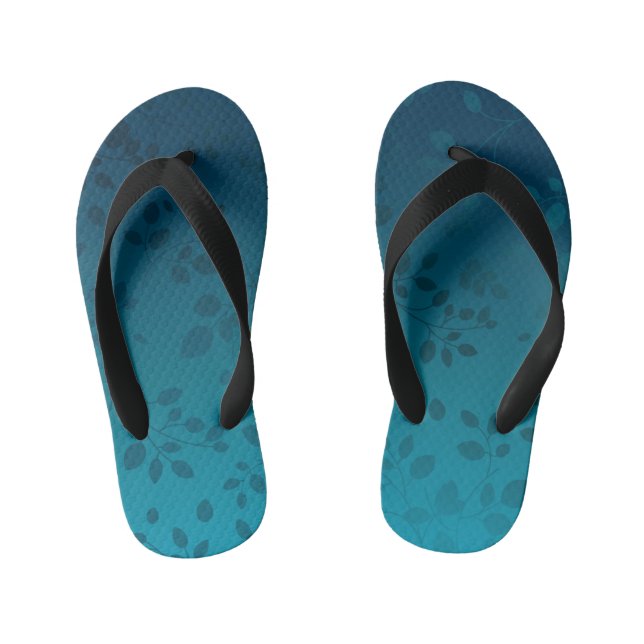 Flower Mandala 6 Kid's Flip Flops (Footbed)
