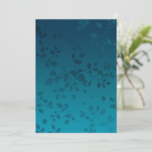 Flower Mandala 6 Thank You Card (Standing Front)