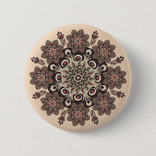 flower mandala button