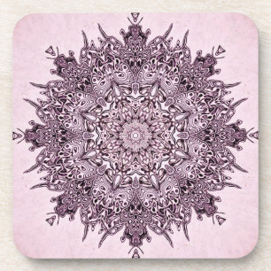 flower mandala coaster