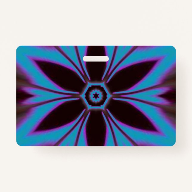 flower mandala design badge (Front)