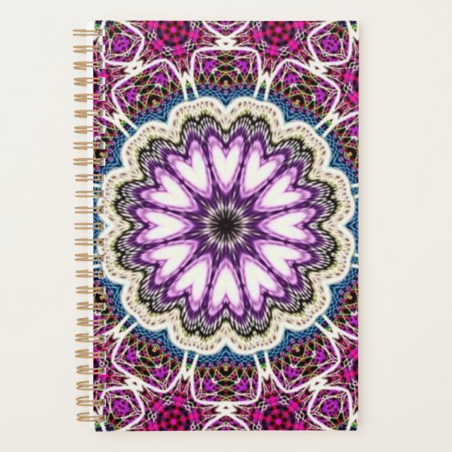 flower mandala design planner (Front)