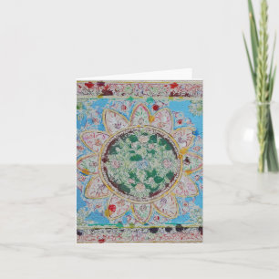 Flower Mandala Greeting Card