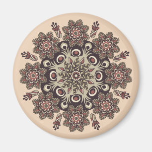 flower mandala magnet