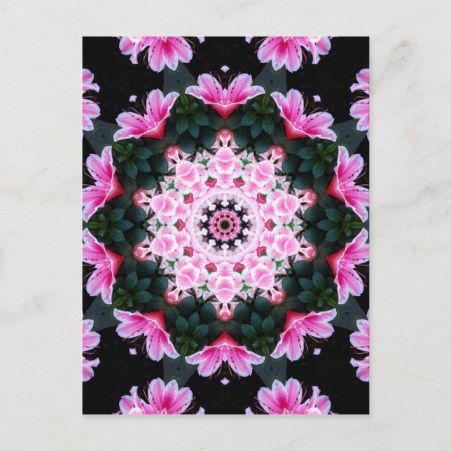 Flower Mandala Post Card (Front)