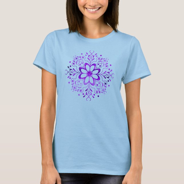 Flower Mandala T-Shirt (Front)