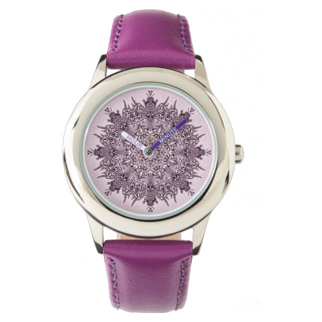 flower mandala watch (Front)
