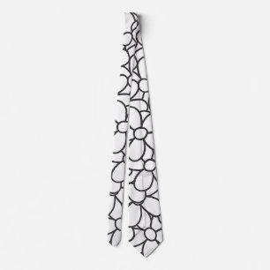 Flower Marguerite COLOR IT mandal style Tie