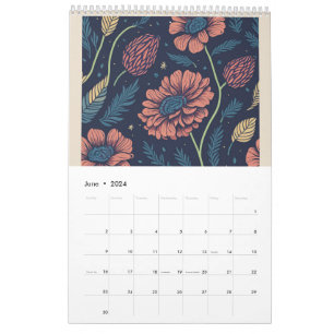 Flower Market Calendar Pretty
