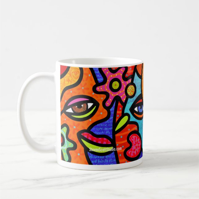 "Flower Market" Coffee Mug (Left)