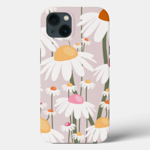 Flower Market Copenhagen Blush Pink Floral Pattern iPhone 13 Case