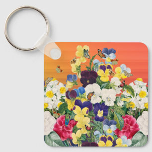 Flower Market Keychain