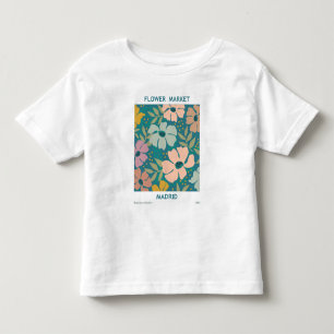 Flower Market Madrid Print Toddler T-shirt