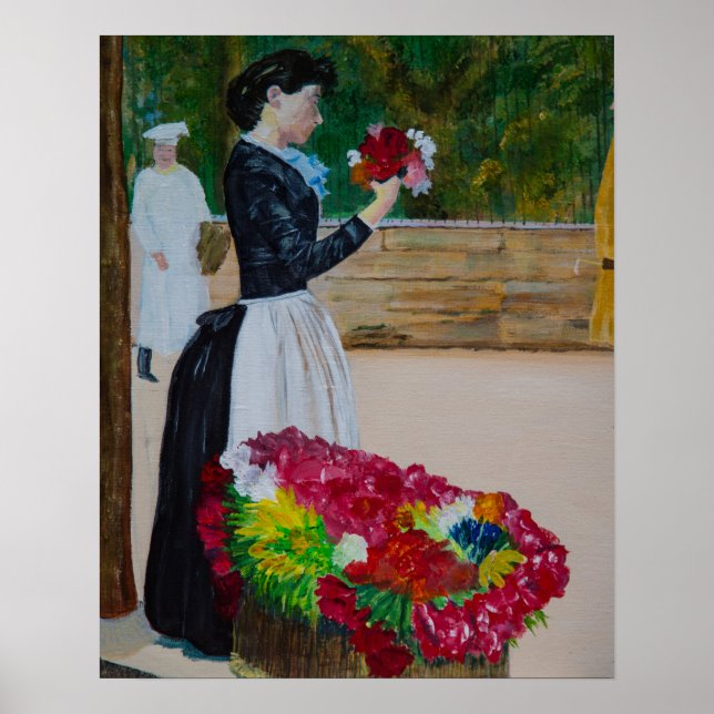 flower market poster (Front)