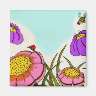Flower Meadow Magnet