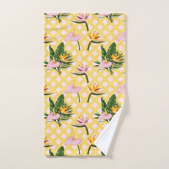 Flower Meanings Hand Towel (Hand Towel)