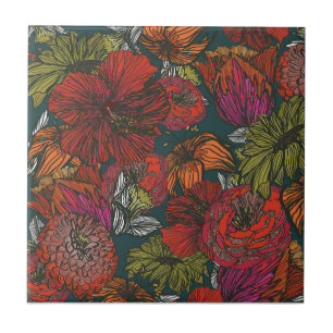 Flower Medley Tile